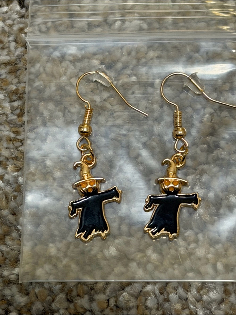 handmade scarecrow earrings